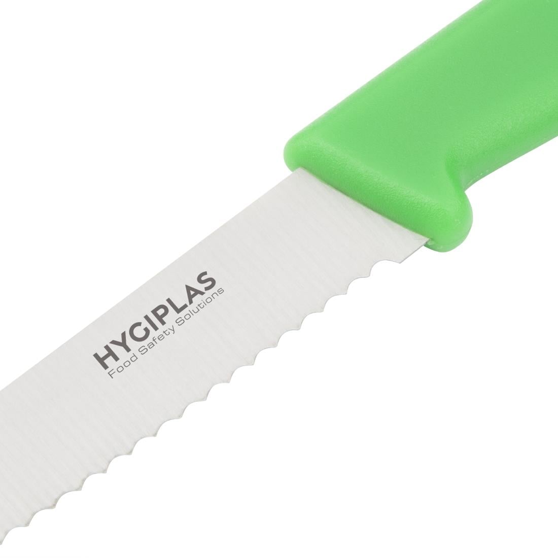 Hygiplas gekarteld tomatenmes 10cm groen