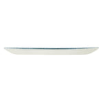 Churchill Raku Topaz Blue Chefs Ovaal Bord 35.2 x 18.7cm (pak van 6)