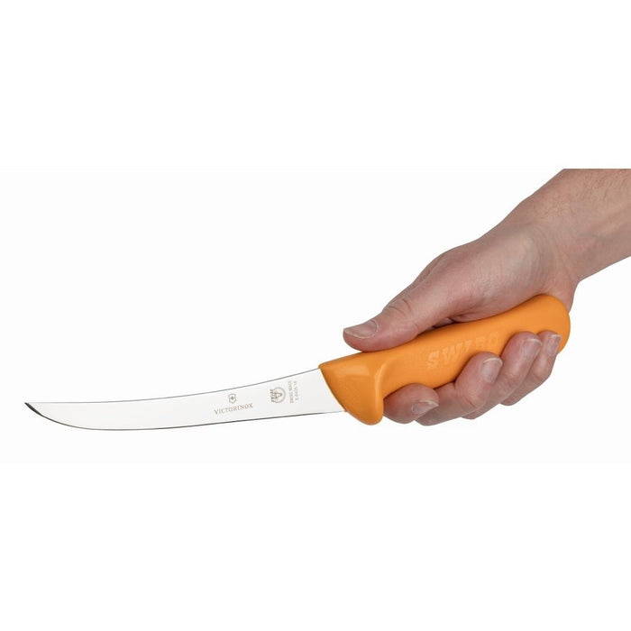 Swibo gebogen uitbeenmes 16,5cm