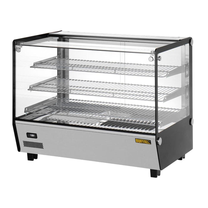 Buffalo Vierkante Aanrecht Verwarmde Display Merchandiser 160Ltr