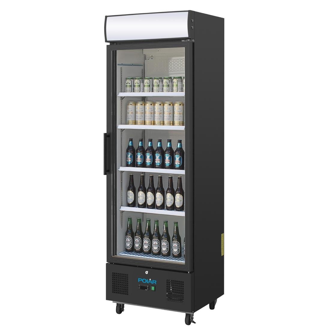 Polar G-Series Rechtopstaande Display Koeling 368Ltr Zwart