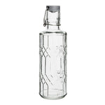 Olympia geo glazen waterfles met stop 640 ml (6 stuks)