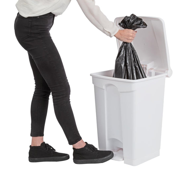Jantex afvalemmer wit 45L