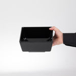 APS Float vierkante melamine kom zwart 19x19cm