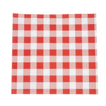 Rood Gingham vetvrij papier 25x25cm (200 stuks)