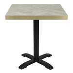 Bolero Voorgeboord Tafelblad Chevron Design 700 Mm