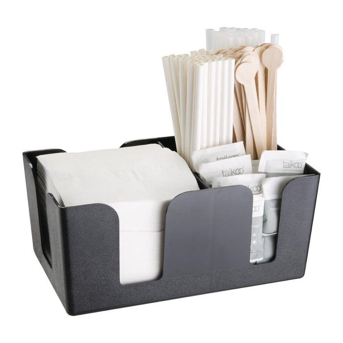 Olympia kristallon plastic bar caddy zwart