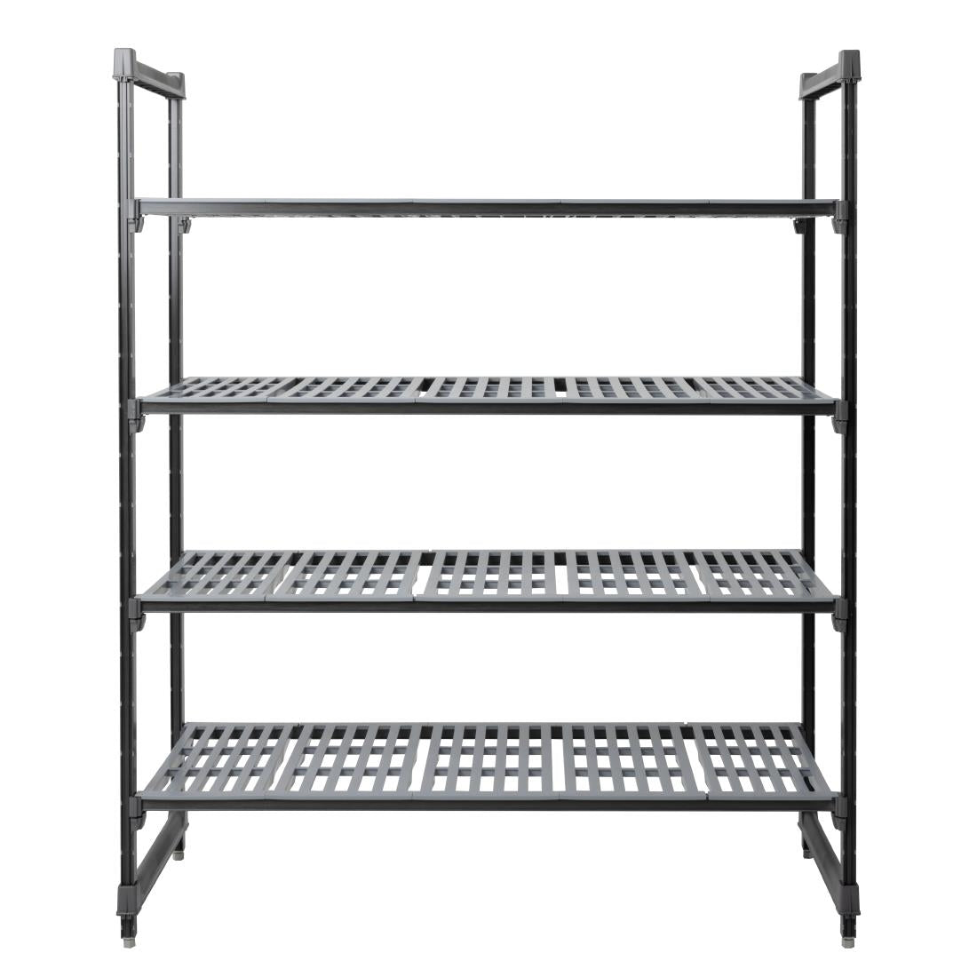 Cambro stelling 183cm hoog 4 schappen - 61cm diep - 152,5cm breed