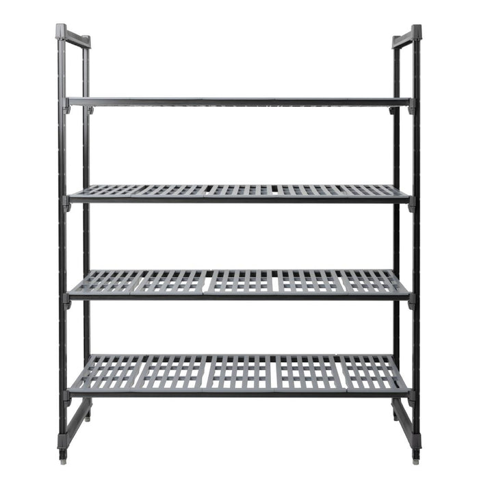 Cambro stelling 183cm hoog 4 schappen - 61cm diep - 152,5cm breed