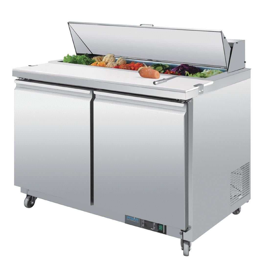 Polar U-serie 2-deurs gekoelde saladette 405L