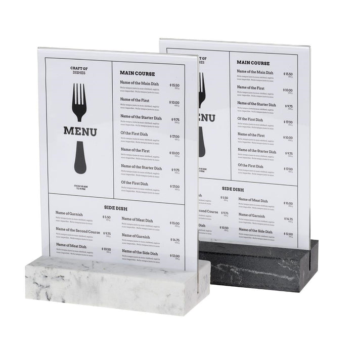 Europel Bordhouder A5 Polystone Anthraciet