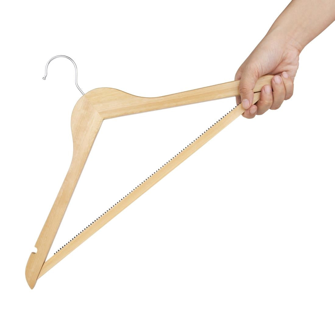 Bolero Natuurlijke Houten Hangers (Pak Van 10)