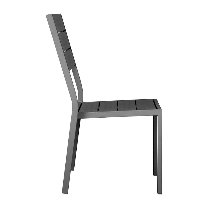 Bolero Valletta Grijs Gelat stoel (4 Stuks)