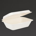 Fiesta Compostable bagasse maaltijddozen 182mm (250 stuks)