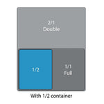 Cambro buigzaam polypropyleen deksel GN 1/2