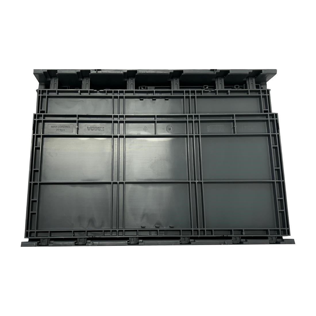 Vogue Kunststof Opvouwbare Transport Opbergkrat 594X396X353Mm