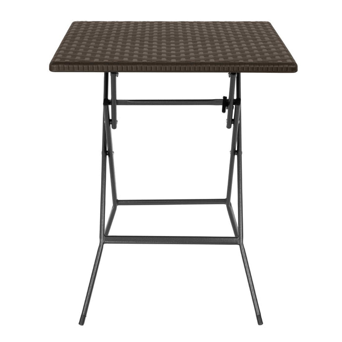 Bolero Vierkante Opvouwbare Tafel Bruin 620mm