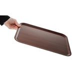 Cambro Capri gelamineerd dienblad mahonie 43x33cm
