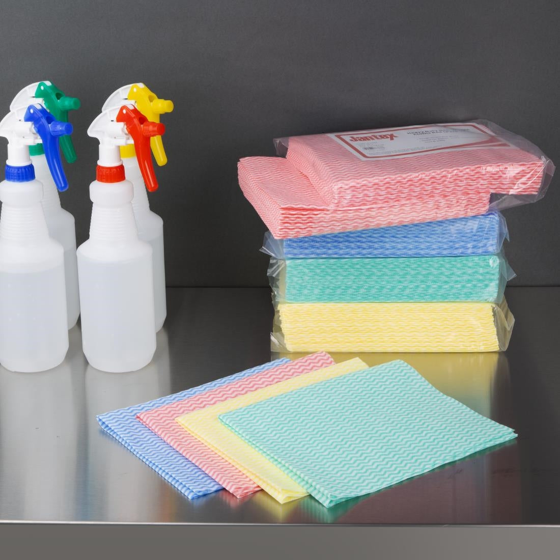 Jantex Zware Stofdoeken Rood (Pakket Van 25)