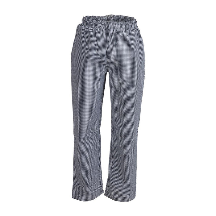 Whites Vegas unisex koksbroek zwart-wit geruit S