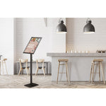 Europel Infostand Zwart Met Snap Frame A3 25mm