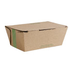 Vegware composteerbare ribkartonnen bakjes medium 60(H)x 150(B)x 110(D)mm (300 stuks)
