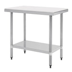 Vogue RVS snijtafel met HDPE snijplank 90cm