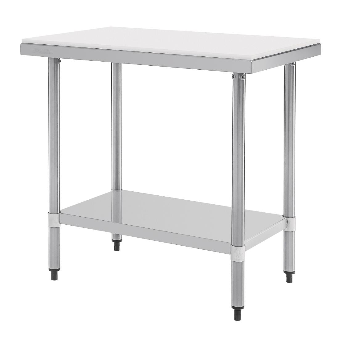 Vogue RVS snijtafel met HDPE snijplank 90cm