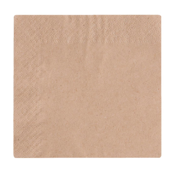 Vegware composteerbare ongebleekte cocktailservetten 24cm (4000 stuks)