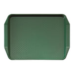 Cambro polypropyleen fastfood dienblad met handvatten groen 43x30cm