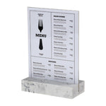 Europel Bordenhouder A5 Polystone Wit