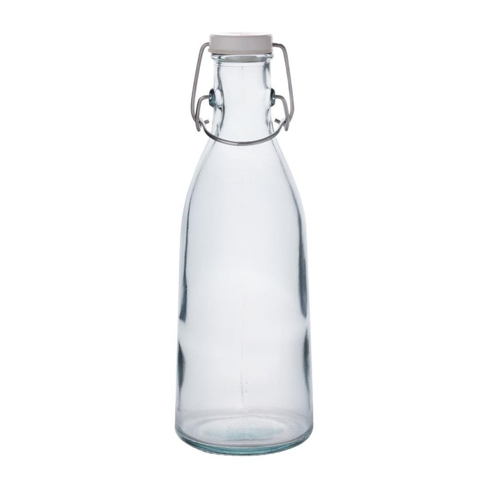 Olympia Gerecycleerde Glazen Swing Top Flessen 1Ltr (6 stuks)