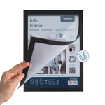 Europel Infolijst / Zelfklevende Set 2 Stuks A3 Zilver