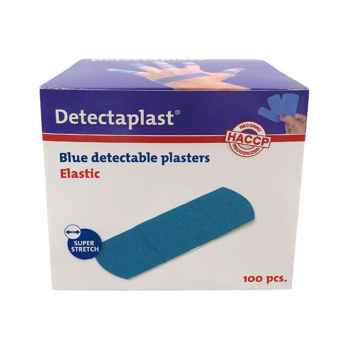 Detectaplast Elastische Pleister 25x72mm - 100 St
