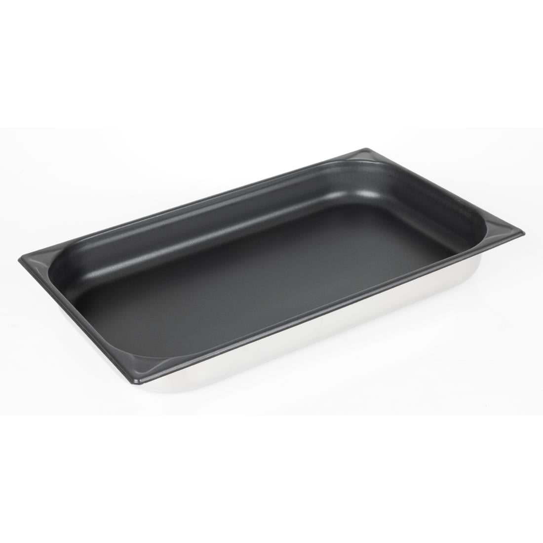 Vogue RVS GN 1/1 bak met anti-kleeflaag 65mm