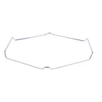 Rechthoekige pizzasteen met metalen houder