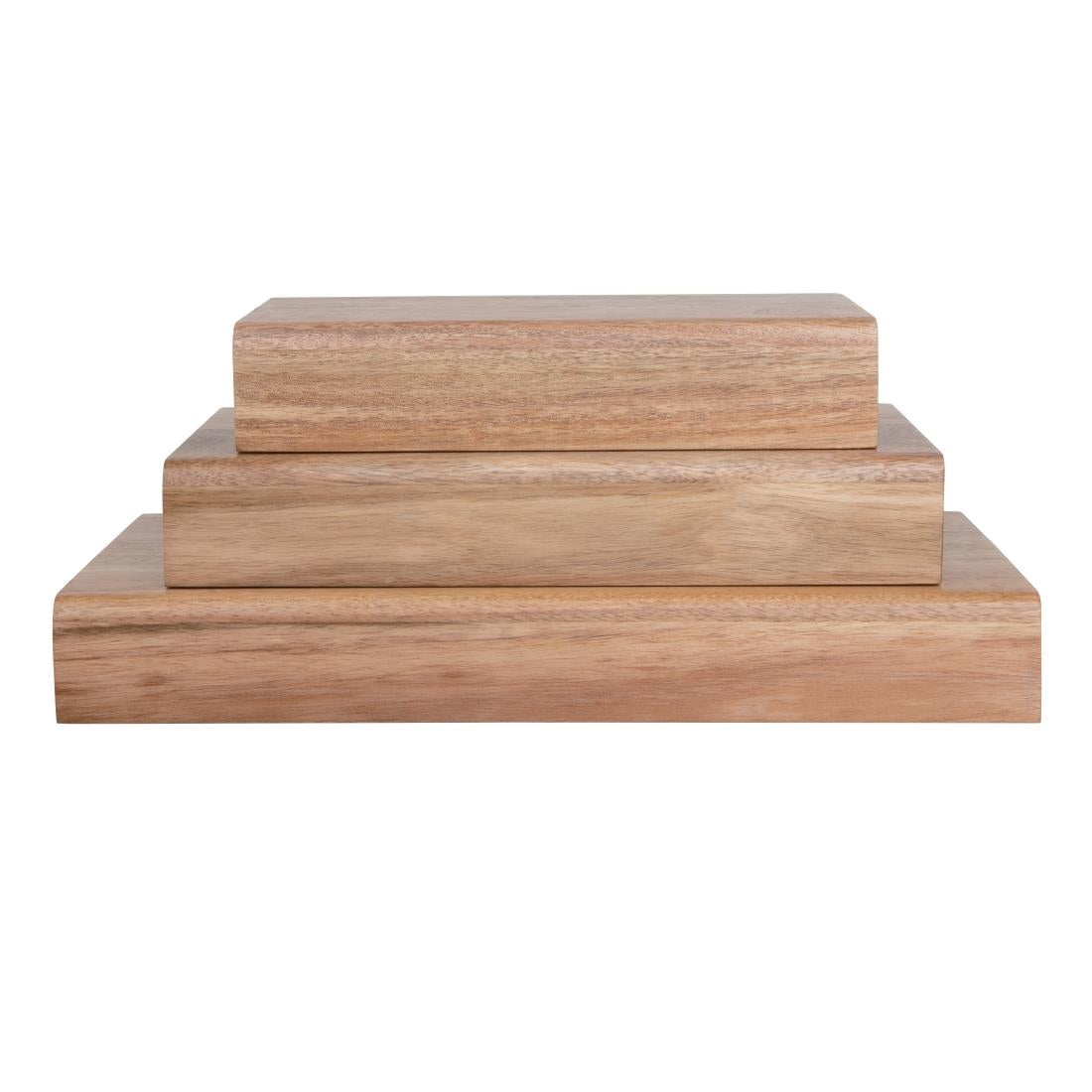Olympia FSC acaciahouten set van 3 verhogers