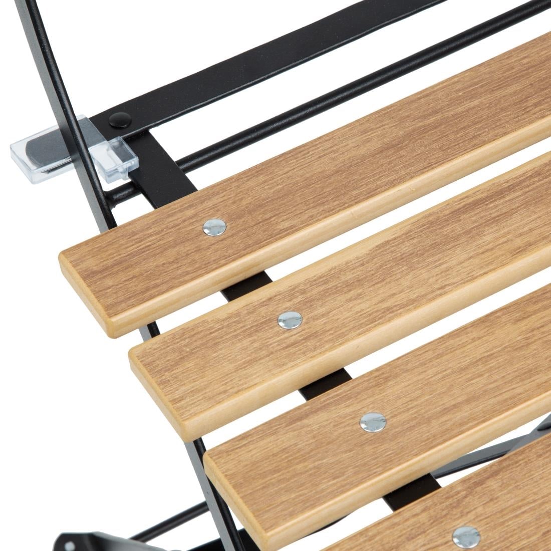 Bolero Perth Pavement Style Klapstoelen Met Houteffect (Pak Van 2)