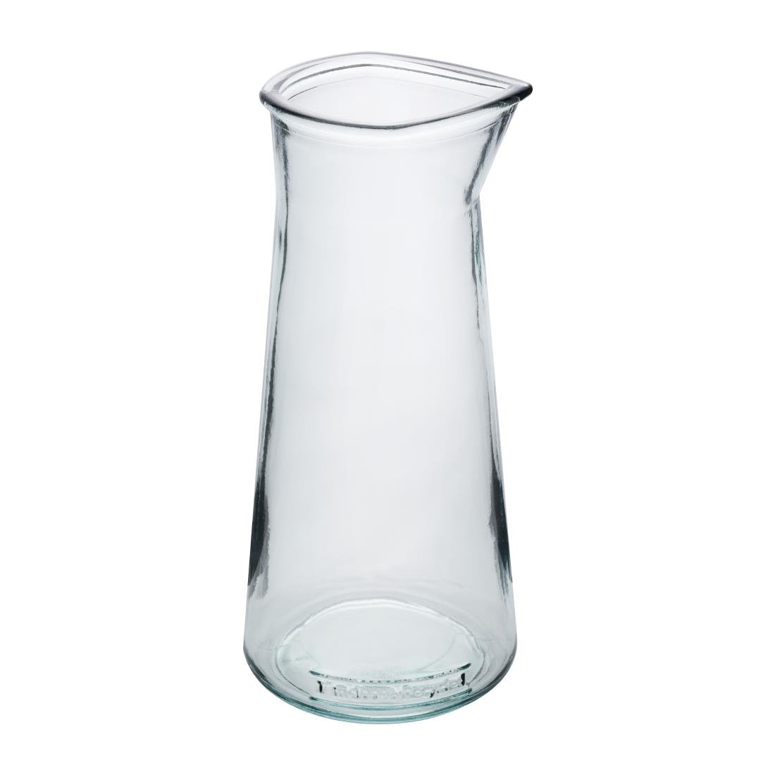 Olympia Gerecycled Glas Conische Karaffen 1Ltr (6 stuks)