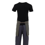 Southside Katoenen Canvas Tailleschort Kaki