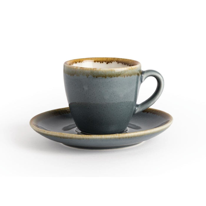 Olympia Kiln espressokopjes blauw 85ml (6 stuks)