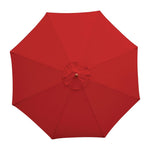 Bolero ronde parasol rood 2,5 meter