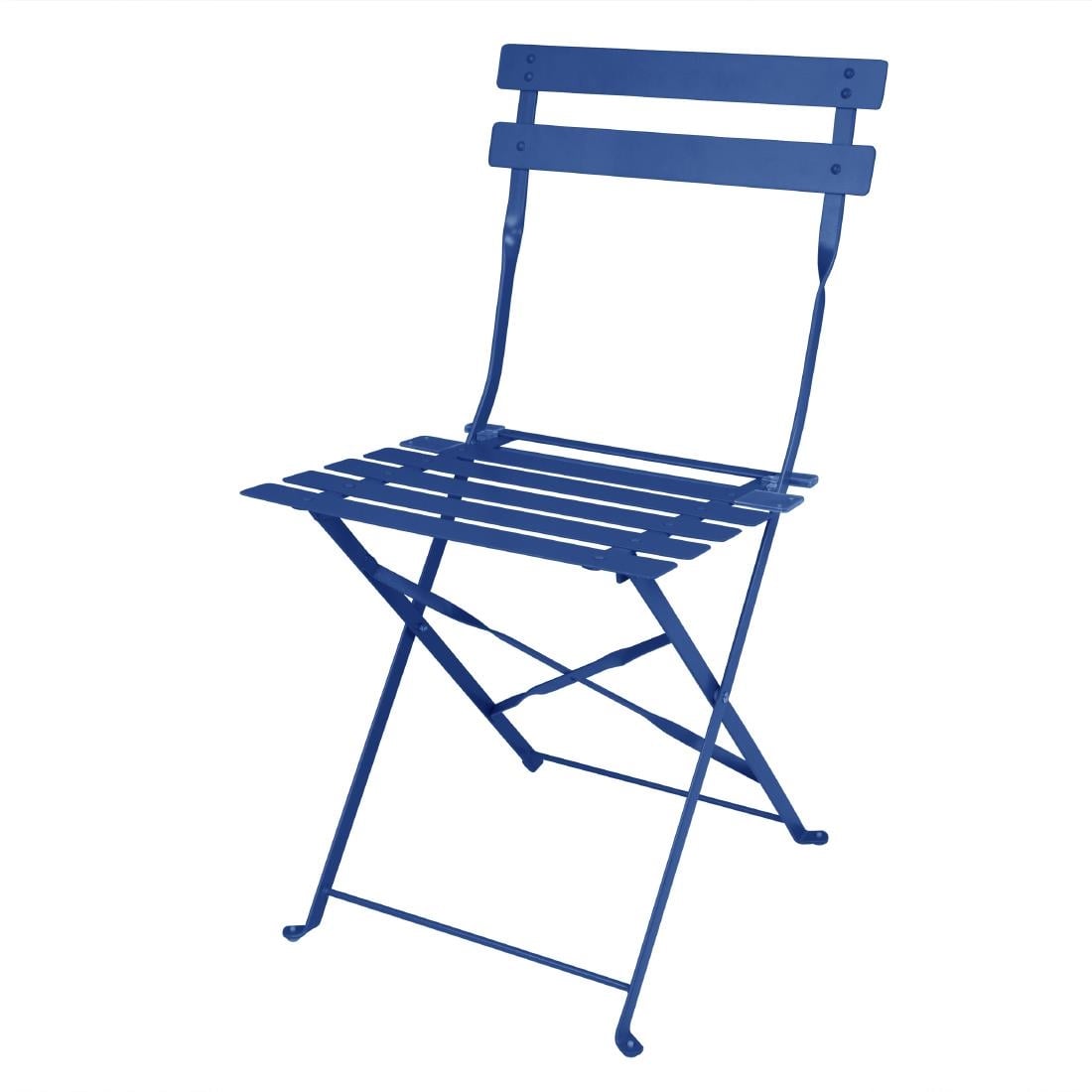 Bolero Perth Pavement Style Klapstoelen Donker Marineblauw (Pak Van 2)