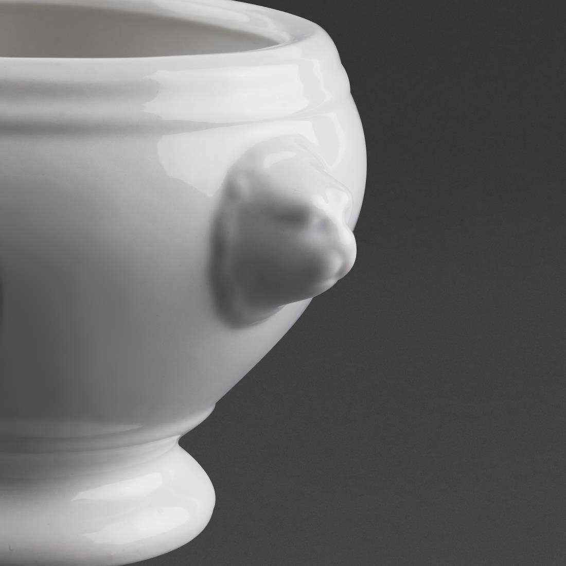 Olympia Whiteware soepkom leeuwenkop 47,5cl (6 stuks)
