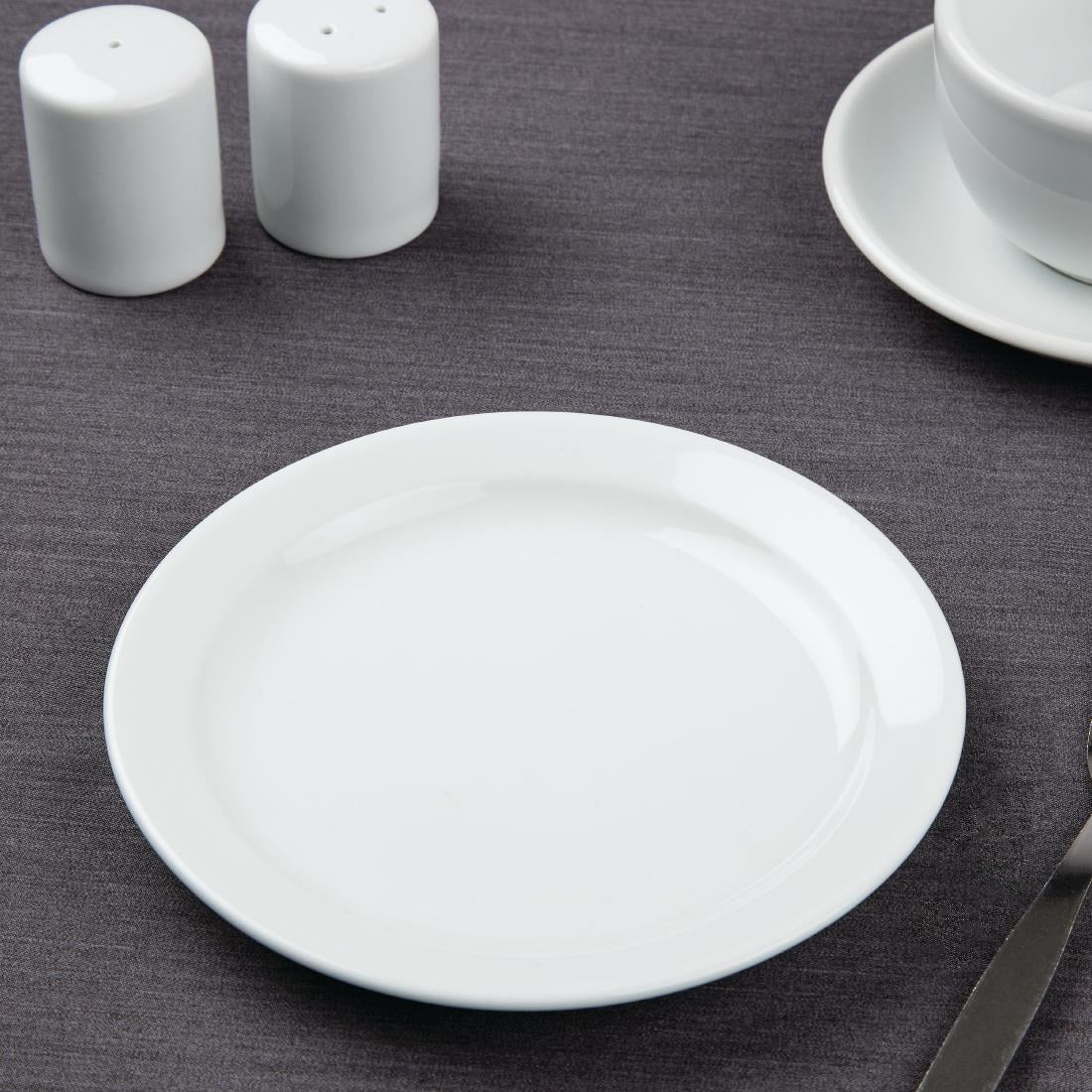 Olympia Athena borden met smalle rand 16,5cm (12 stuks)