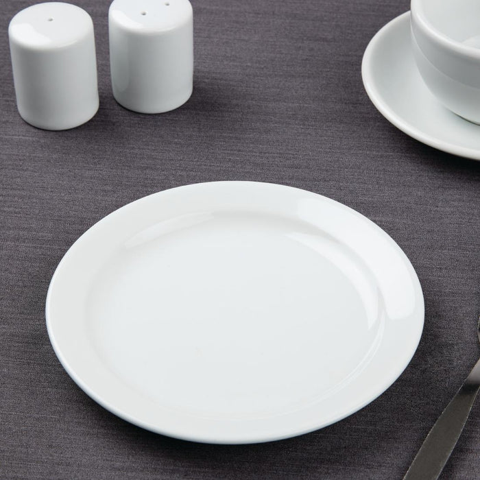 Olympia Athena borden met smalle rand 16,5cm (12 stuks)