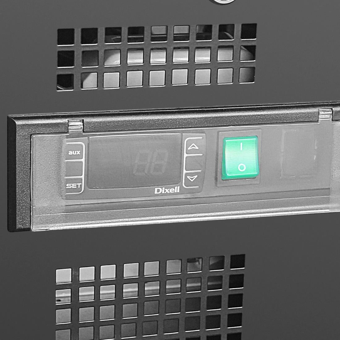 Polar G-serie staande barkoeling/display koeling 307L zwart