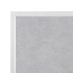 Bolero Tafelblad Van Gehard Glas Met Lichtgrijs Steeneffect En Witte Rand 700 mm Voor Buiten