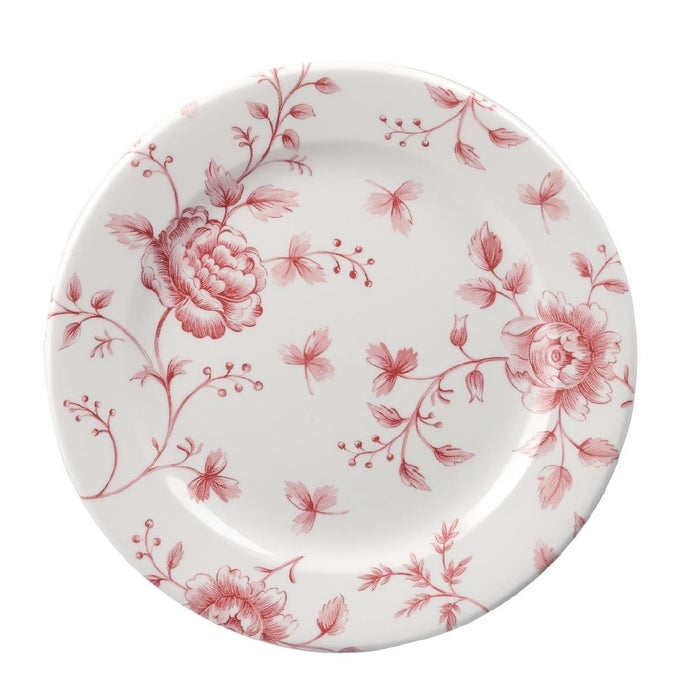 Churchill Rose Chintz Cranberry Bord 16.5cm (pak van 6)