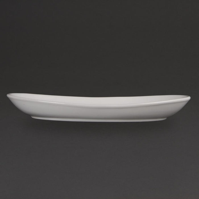 Olympia Whiteware diepe ovale borden 304 mm (pak van 4)